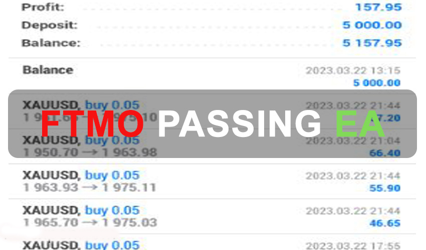 FTMO Passing EA Free Download