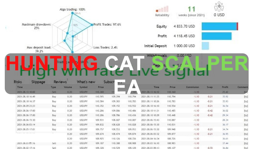 Hunting Cat Scalper EA free Download